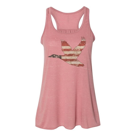 Racerback, Waterfowl Tank Top, Duck Hunting Tank, American Duck, Unisex Fit, Waterfowl Hunting, Hunting Tank, Gift For Her, Patriotic Tank Top, USA Tank, Mauve Marble, SMALL