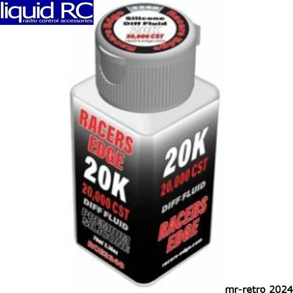 Racers Edge 3340 20 000 20K cst 70ml 2.36oz Pure Silicone Diff Oil