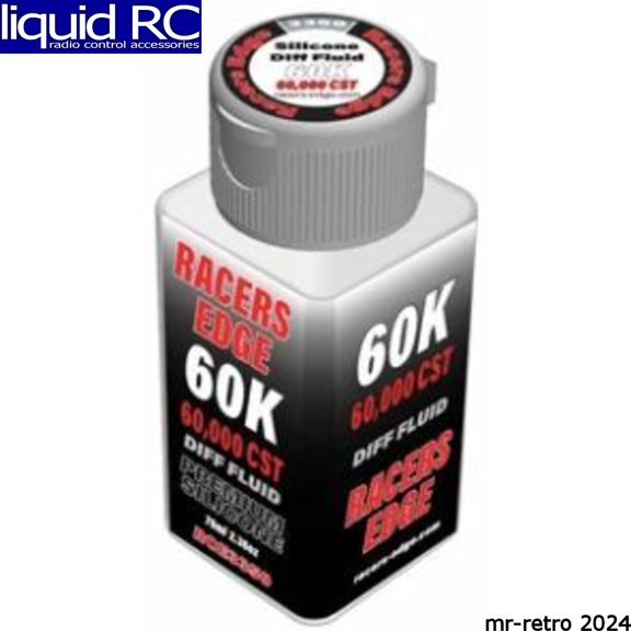Racers Edge 3350 60 000 60K cst 70ml 2.36oz Pure Silicone Diff Oil