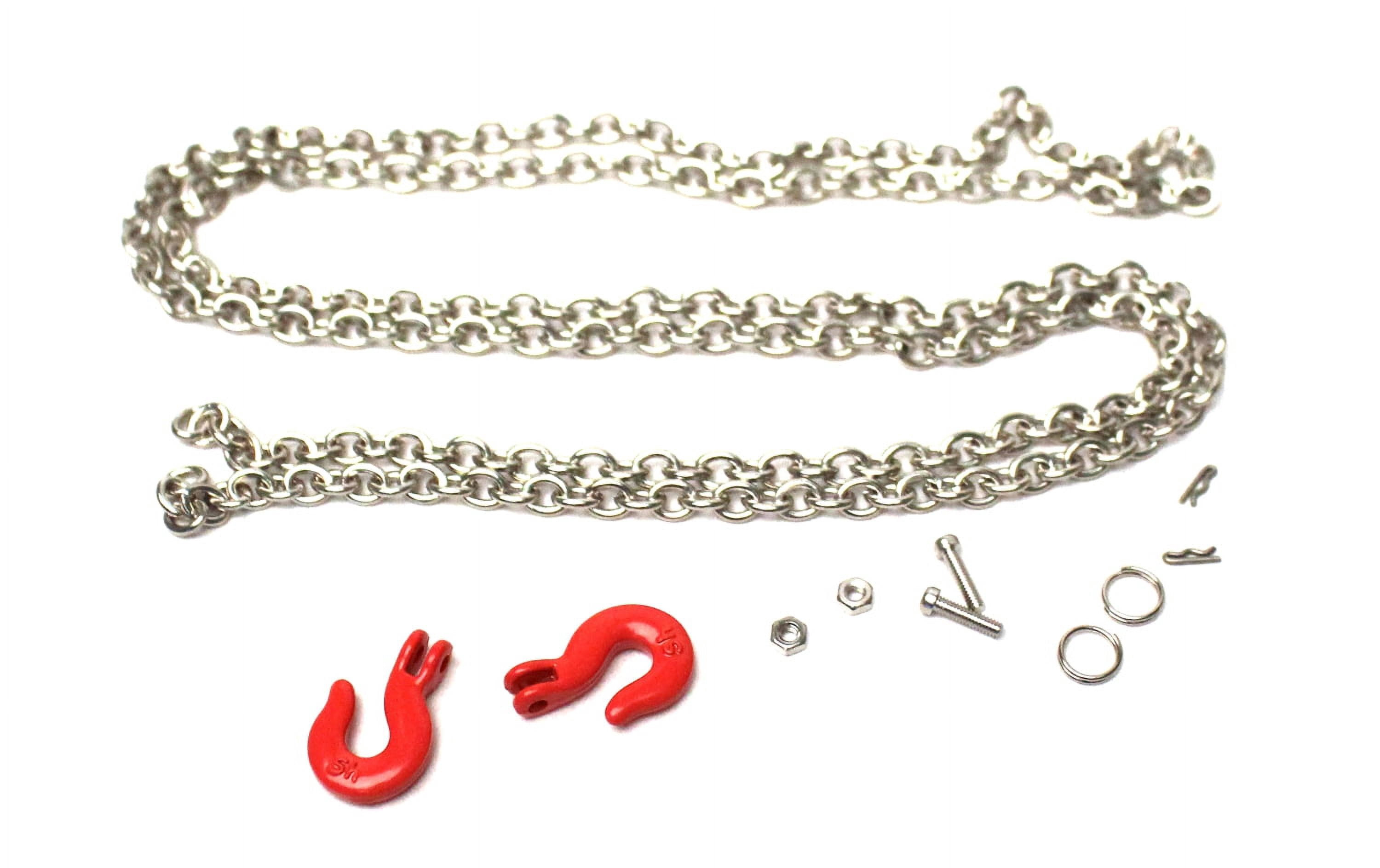 Racers Edge 3410 1/10 Scaler Tow Hooks and Chain Set - Walmart.com
