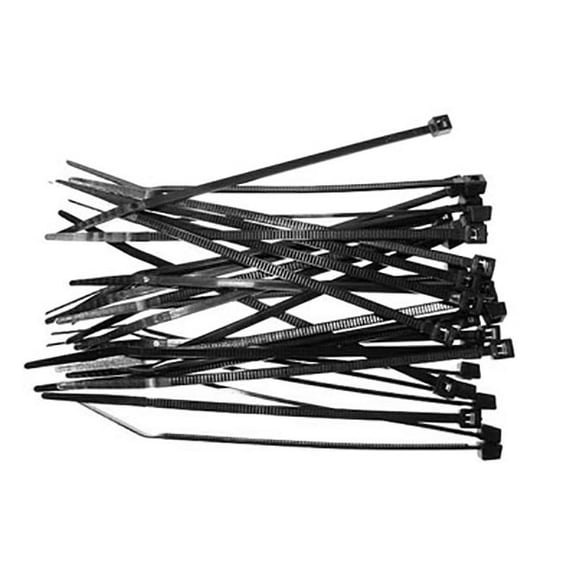 Racers Edge 4" Black Tie Wraps 30
