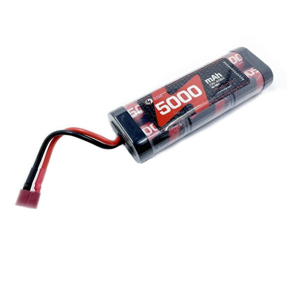 Racers Edge 5000Mah 7.2V 6-Cell Nimh Flat Battery Pack With T-Plug