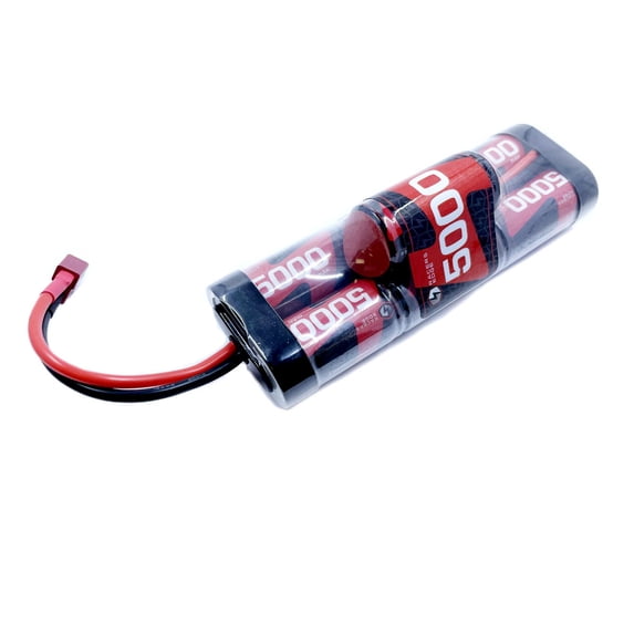 Racers Edge 5000Mah 8.4V 7-Cell Nimh Hump Battery Pack W/ T-Plug