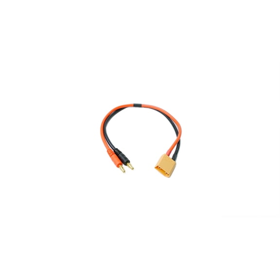Racers Edge Charge Adapter: M Xt90 To M 4Mm Bullets-300Mm Wire