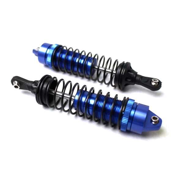Racers Edge Slash 2/4Wd Aluminum Rear Shock Pr - Blue