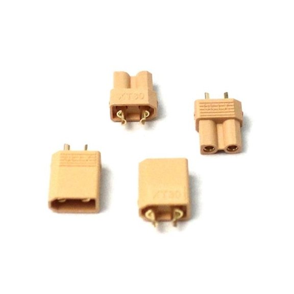 Racers Edge XT30 Connectors (2 pairs) RCE1635