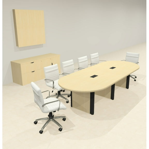 Racetrack Cable Management 10' Feet Conference Table, #OF-CON-CRP2
