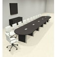 thumbnail image 1 of Racetrack Cable Management 22' Feet Conference Table, #OF-CON-CRP55, 1 of 2