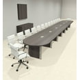 thumbnail image 1 of Racetrack Cable Management 28' Feet Conference Table, #OF-CON-CRP80, 1 of 2