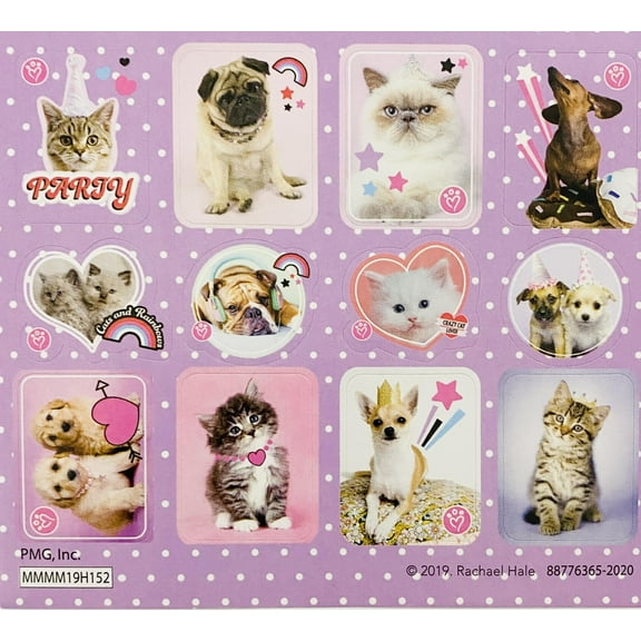 Rachael Hale The World's Most Lovable Animals Sticker Sheets