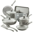 thumbnail image 1 of Rachael Ray 12-Piece Get Cooking Nonstick Pots and Pans Set/Cookware Set, Gray, 1 of 5