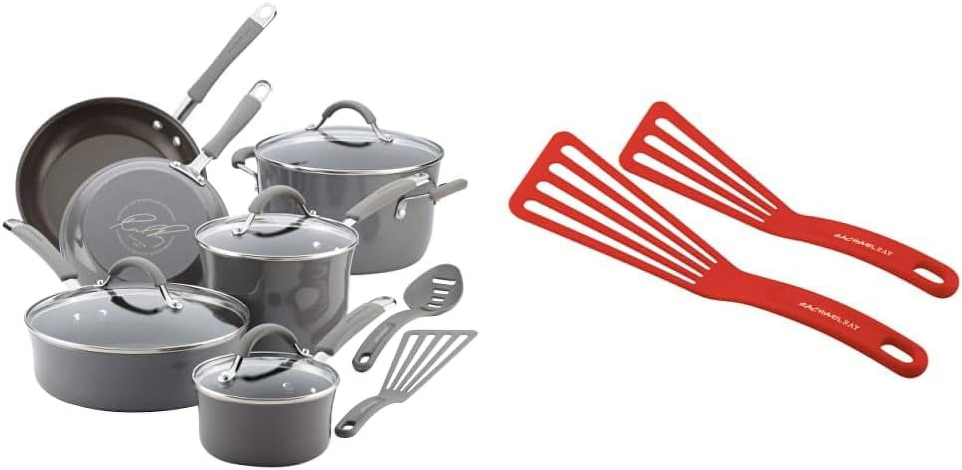 Rachael Ray - 16802 Rachael Ray Cucina Nonstick Cookware Pots and Pans