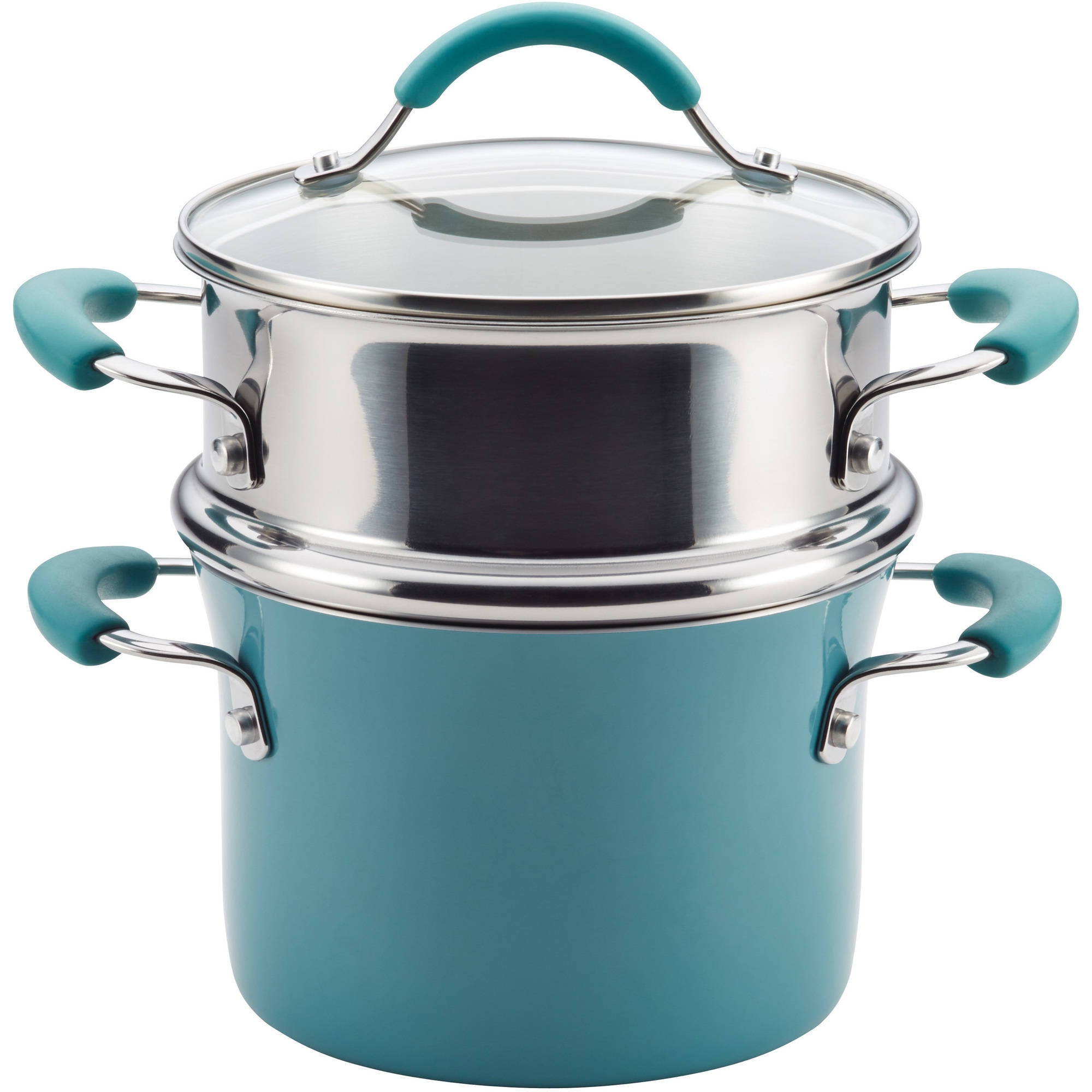 15 QT Enamel Steamer Pot With Lid & Trivet – R & B Import
