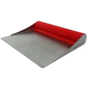 Rachael Ray 6.5" Bench Scrape, Stainless Steel, Surface Cleaning Scraper, Orange & Red