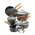thumbnail image 1 of Rachael Ray Bright's 10 Piece Nonstick Pots and Pans Set, Gray, 1 of 7