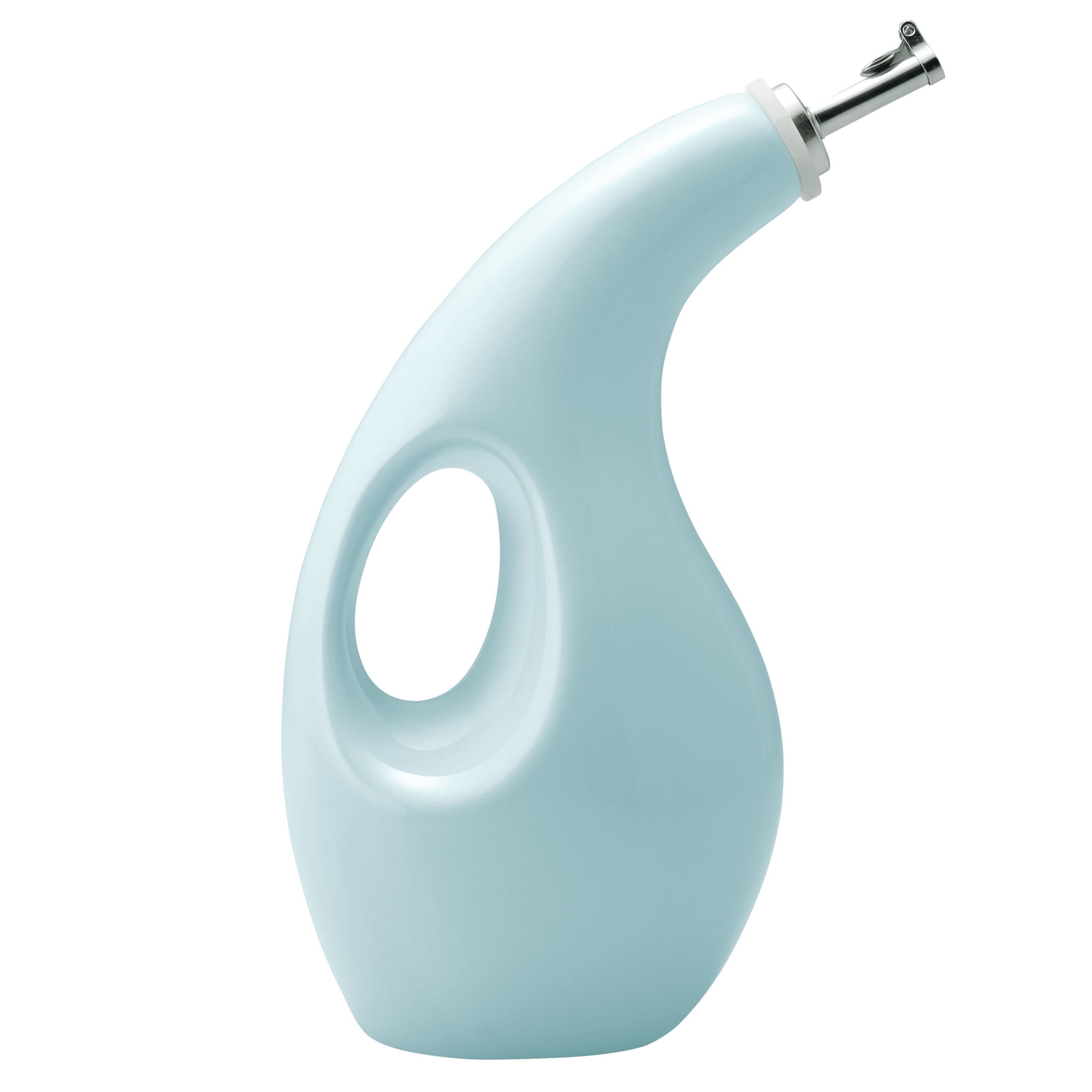 Rachael Ray Ceramics EVOO Dispensing Bottle, Light Blue