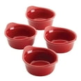 thumbnail image 1 of Rachael Ray Ceramics Round Ramekin Dipper Cup Set, 4-Piece, Red, 1 of 9