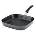 thumbnail image 1 of Rachael Ray Cook + Create 11 inch Hard Anodized Nonstick Deep Grill Pan, Black, 1 of 4