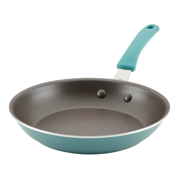 Rachael Ray Cook + Create Aluminum Nonstick Frying Pan, 10 inch, Agave Blue