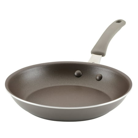 Rachael Ray Cook + Create Aluminum Nonstick Frying Pan, 10 inch, Gray