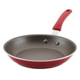 thumbnail image 1 of Rachael Ray Cook + Create Aluminum Nonstick Frying Pan, 10 inch, Red, 1 of 11