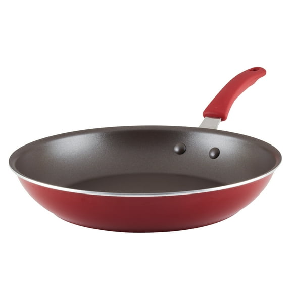 Rachael Ray Cook + Create12.5" Nonstick Frying Pan, Red