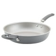 thumbnail image 1 of Rachael Ray Create Delicious 12.5 inch Aluminum Nonstick Deep Frying Pan, Gray Shimmer, 1 of 8