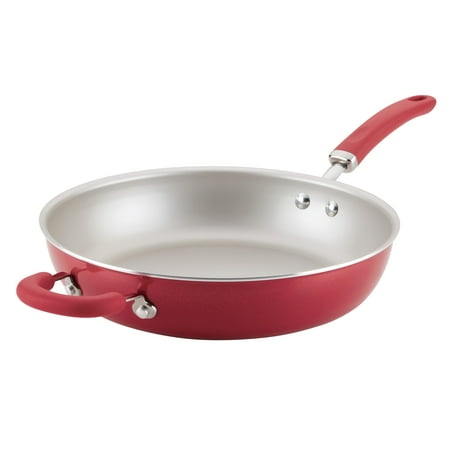 Rachael Ray - Create Delicious 12.5-Inch Frying Pan - Red Shimmer