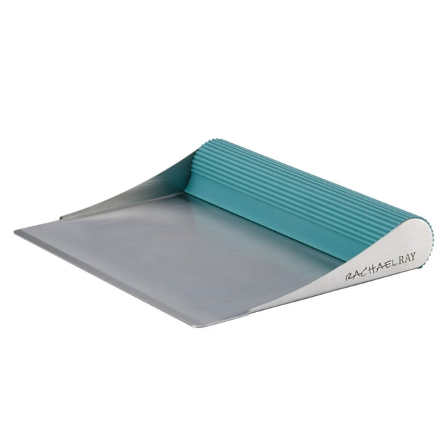 Rachael Ray Cucina Tools and Gadgets Bench Scrape, Agave Blue