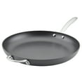 thumbnail image 1 of Rachael Ray Hard Anodized 14 inch Nonstick Frying Pan with Helper Handle, Gray, 1 of 10
