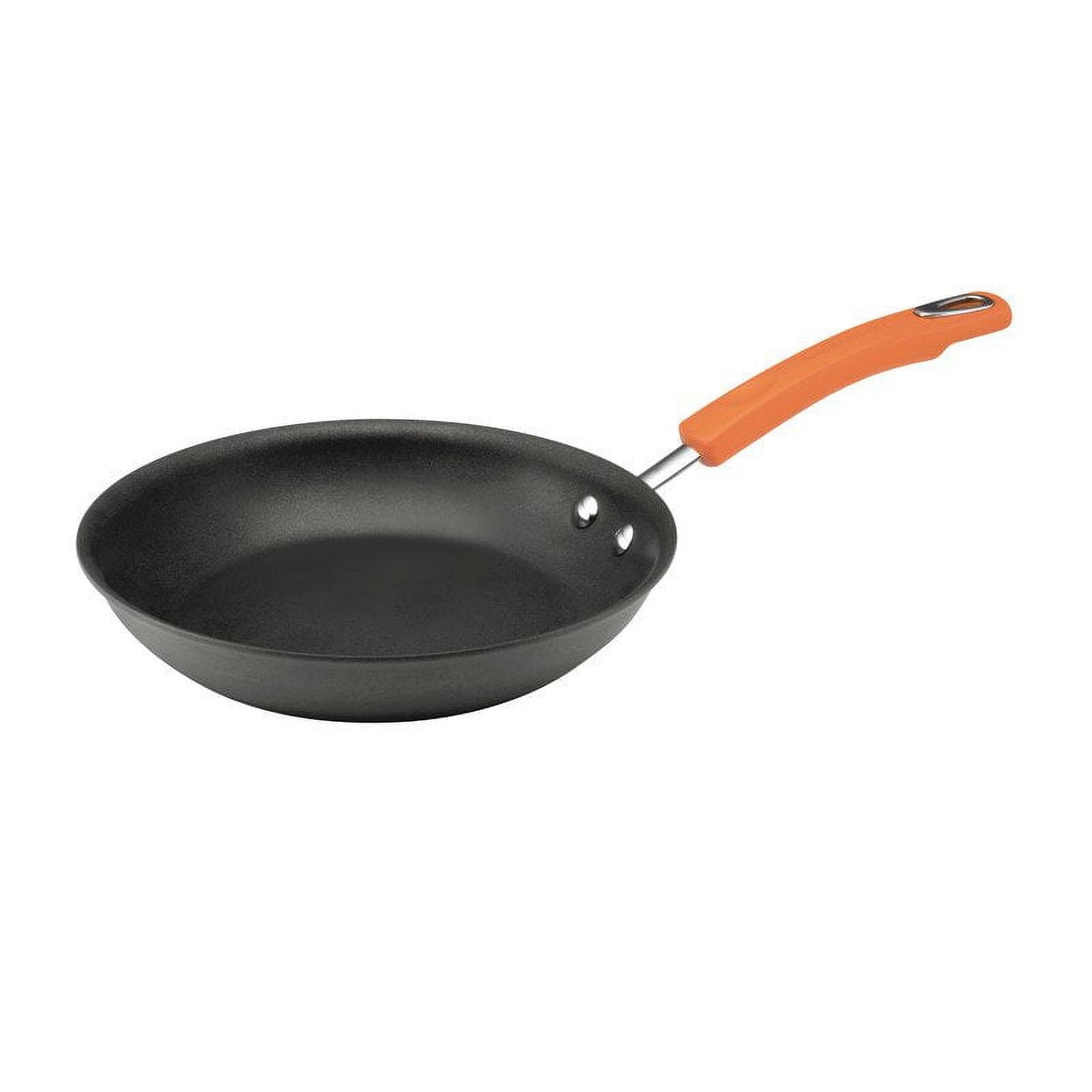 Rachael Ray Nitro Cast Iron Skillet 10-in ,Red