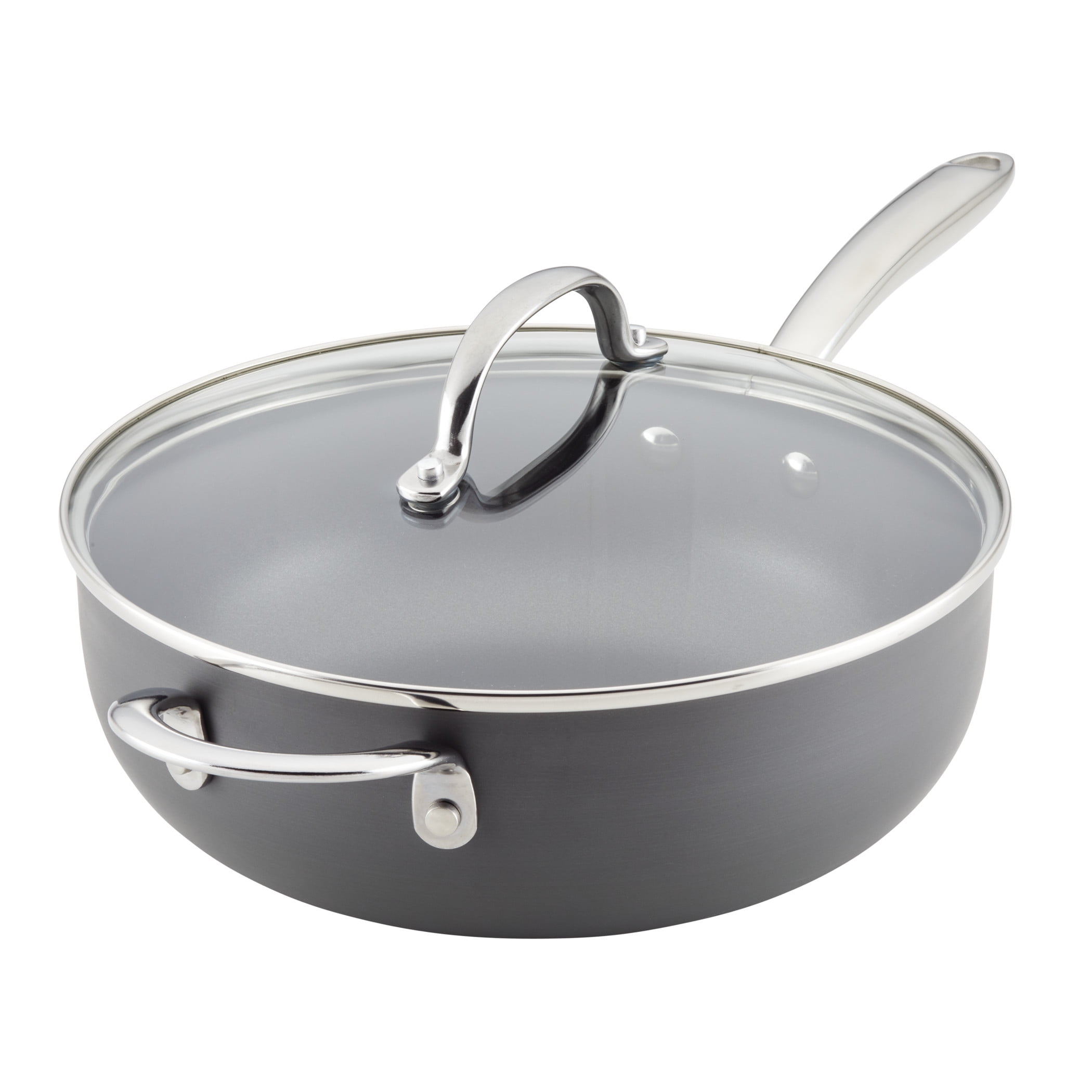 Rachael Ray Hard Anodized NonStick Saucier Saucepan with Helper Handle