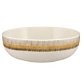thumbnail image 1 of Rachael Ray Ikat Stoneware Serveware Round Serving Bowl, 10-Inch, Yellow/Gray, 1 of 2
