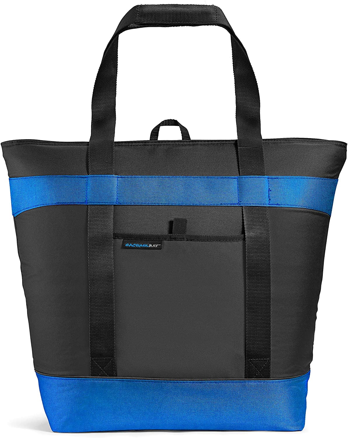 Rachael Ray Jumbo Chillout, Soft Sided Cooler Bag, Insulated Thermal Tote, Black.