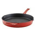 thumbnail image 1 of Rachael Ray NITRO 12 inch Cast Iron Skillet, Red, 1 of 9