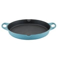 thumbnail image 1 of Rachael Ray NITRO 14 inch Cast Iron Skillet with Side Handles, Agave Blue, 1 of 10