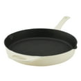 thumbnail image 1 of Rachael Ray NITRO Cast Iron 12 inch Frying Pan, Almond, 1 of 12