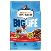 Rachael Ray Nutrish Big Life Hearty Beef, Veggies & Brown Rice Recipe Dry Dog Food, 14 lb. Bag