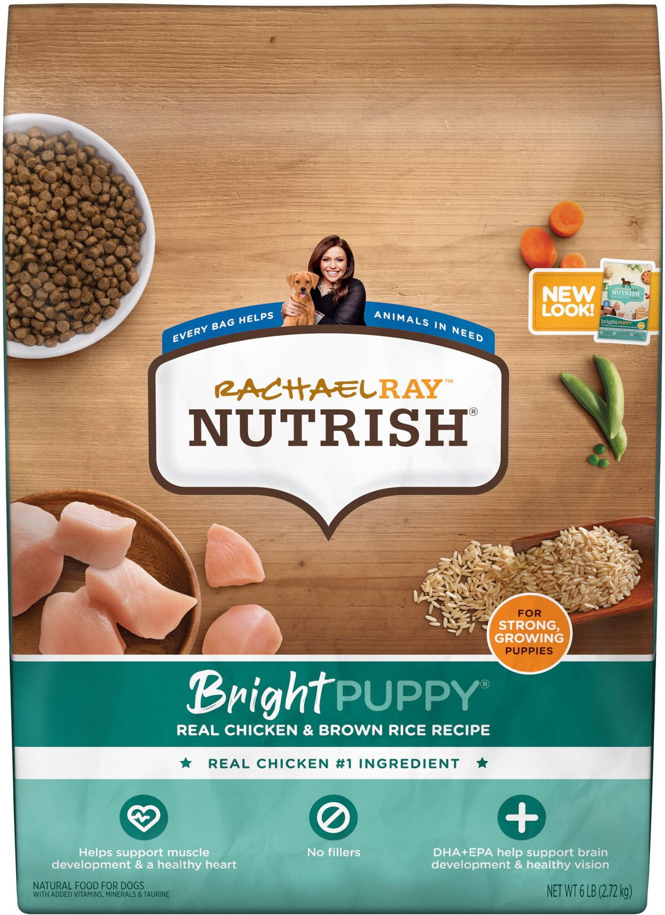 Rachael Ray Nutrish Dry Dog Food All Life Stage Chicken Veggies Size 14 lb Flavor Vegetable