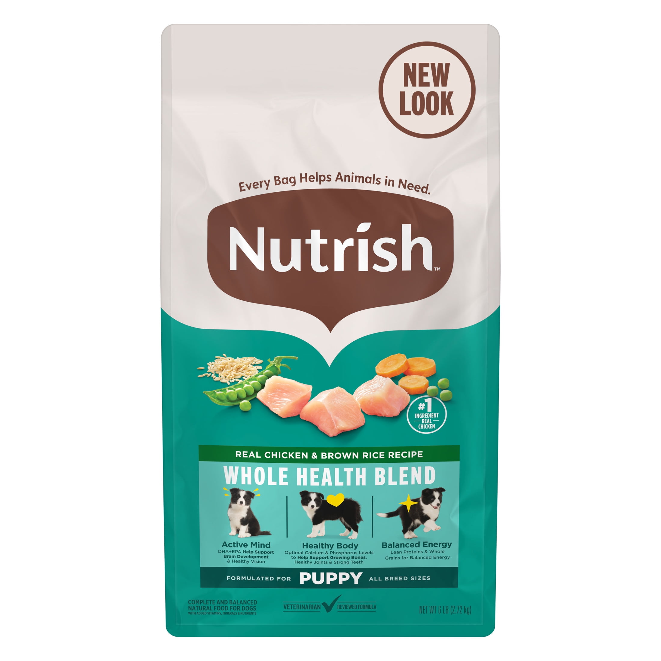 Rachael Ray Nutrish Bright Puppy Dry Dog Food, Real Chicken