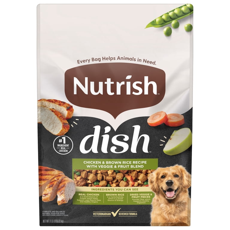 Rachael Ray Nutrish Dish Dry Dog Food, Chicken & Brown Rice Recipe