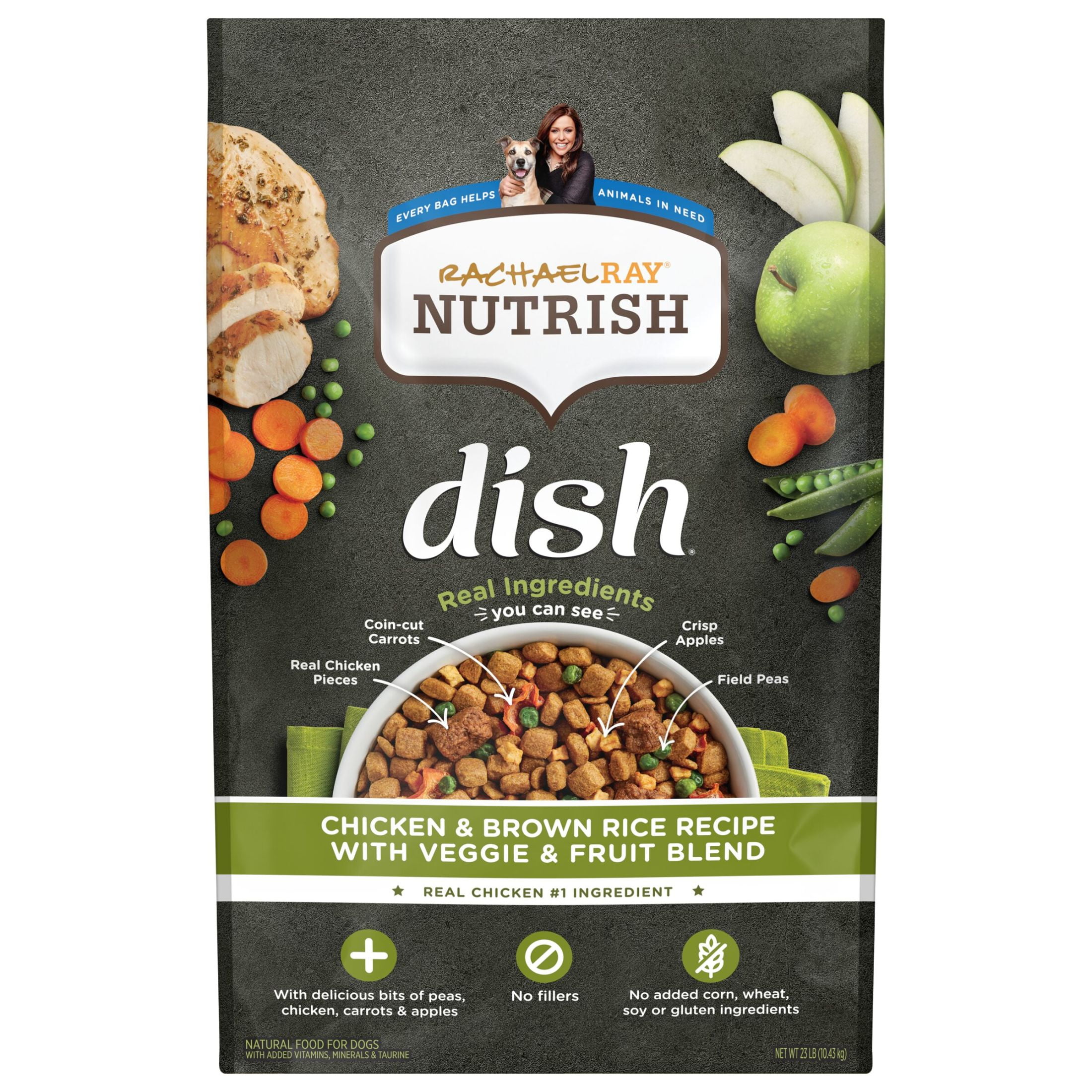 Rachael Ray Nutrish Peak Nutrient Dense Dry Dog Food Grain