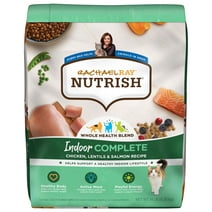 Rachael Ray Nutrish Indoor Complete Natural Premium Dry Cat Food, Chicken With Lentils & Salmon Recipe, 14 Lbs