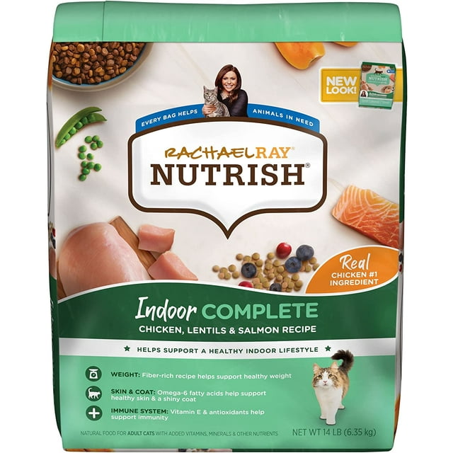 Rachael Ray Nutrish Indoor Complete Premium Natural Dry Cat Food