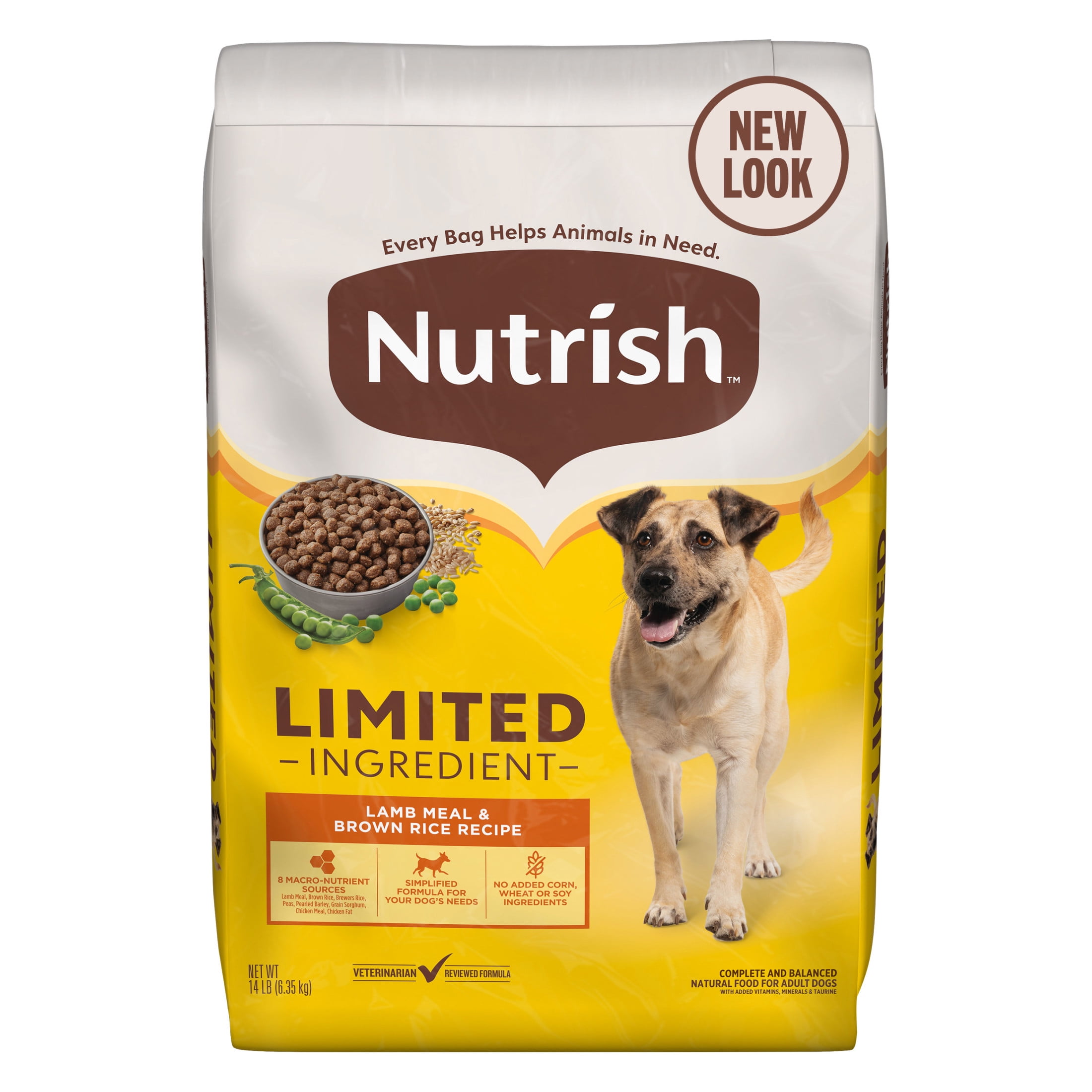 Nutrish Limited Ingredient Lamb Meal Brown Rice Recipe Dry Dog