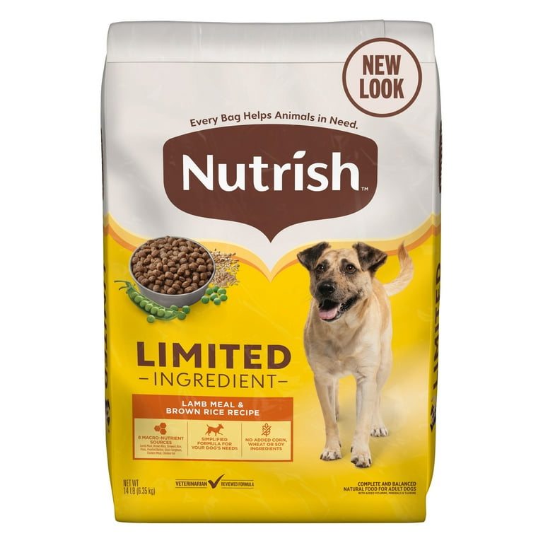Nutrish Limited Ingredient Lamb Meal Brown Rice Recipe Dry Dog - Main Image