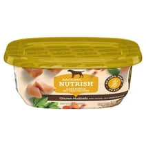 Rachael Ray Nutrish Natural Premium Wet Dog Food, Chicken Muttballs With Pasta, 8 Oz. Tub