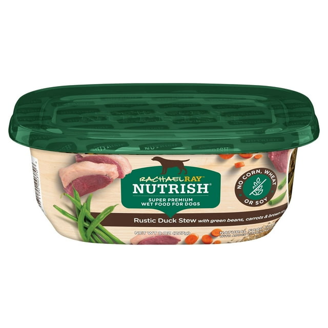 Rachael Ray Nutrish Natural Premium Wet Dog Food, Rustic Duck Stew With