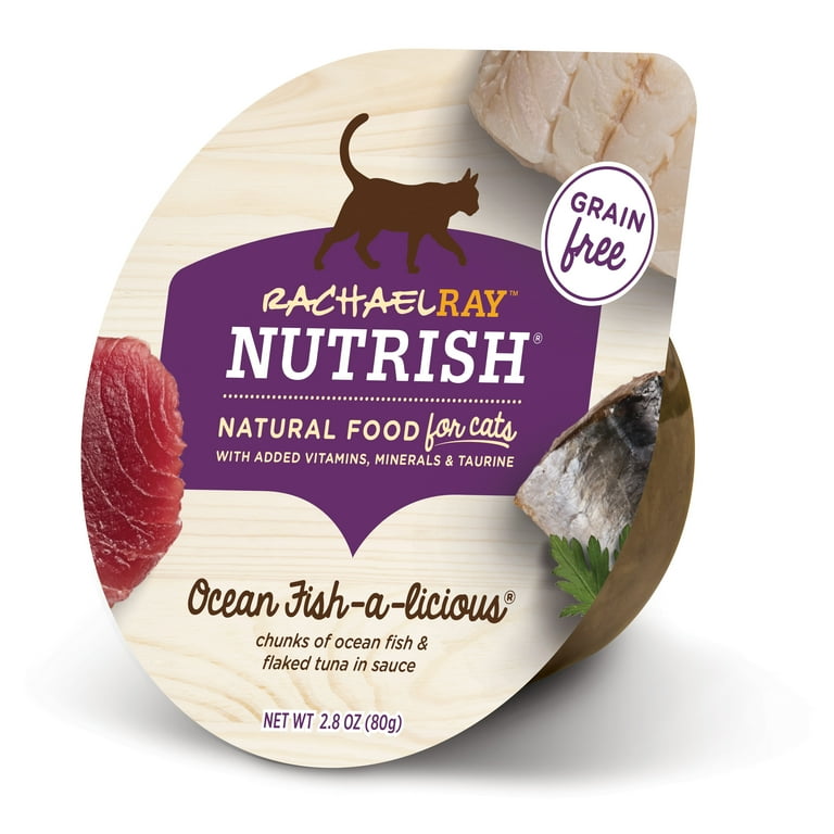 Nutrish Natural Wet Cat Food, Ocean Fish With Tuna, Sauce, oz