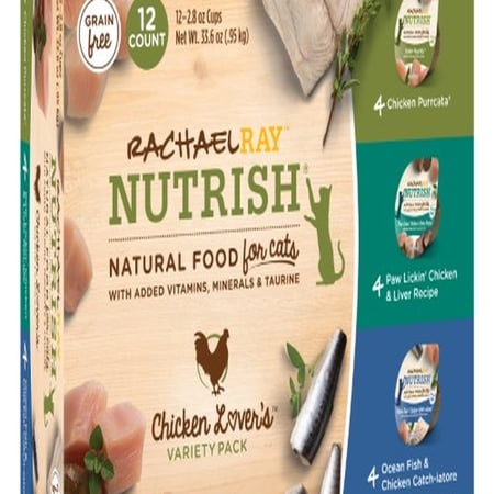 Rachael Ray Nutrish Natural Wet Cat Food Variety Pack (Pack of 4)